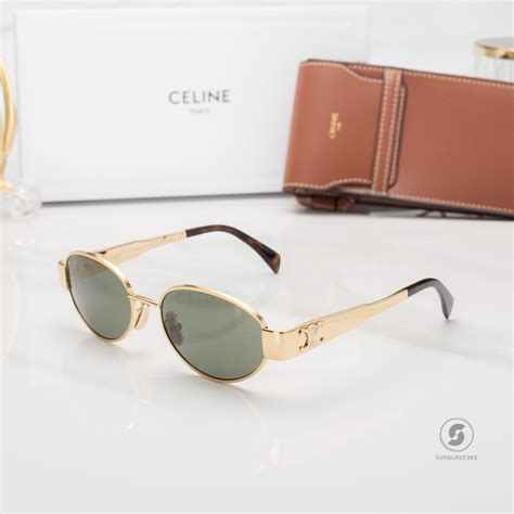 celine triomphe metal 1|TRIOMPHE METAL 01 SUNGLASSES IN METAL .